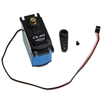 Afbeelding van Carson CS 20 aansluiting kg/JR accessoires voor op afstand bestuurde auto&#039;s, servomotor, krachtige besturing en servo , modelbouw, 500502034, blauw