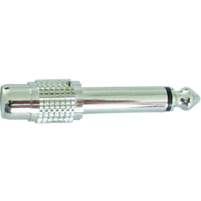 Afbeelding van Sintron X 5044 Audio Adapter [1x Jackplug male 6,3 mm 1x Cinch koppeling] Zilver