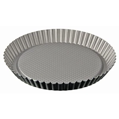 Afbeelding van Zenker Energy fruitvorm 28 cm plaatstaal antraciet/zilver