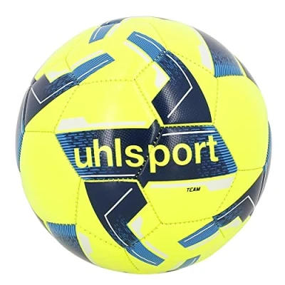 Afbeelding van Uhlsport Team (Sz. 4) Trainingsbal Fluogeel / Marine Wit Maat: 4