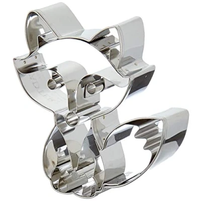 Afbeelding van Staedter Uitsteekvorm Fox, zilver, roestvrij staal, 8 cm