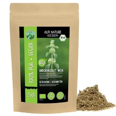 Afbeelding van biologische gedroogde havermout, gesneden marrove thee, marrobe uit gecontroleerde teelt, 100% natuurlijk, zonder additieven (250 GR)