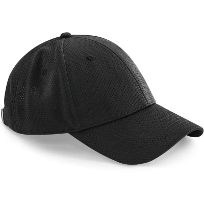 Afbeelding van Beechfield Air mesh 6 panel Cap B196 Black