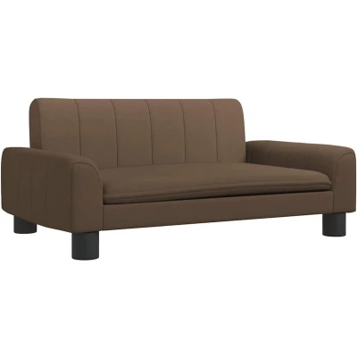 Afbeelding van vidaXL Hondenmand 70x45x30 cm stof bruin