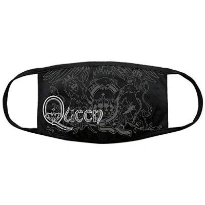 Afbeelding van Queen Logo Masker Zwart