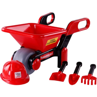 Afbeelding van Cavallino Mammoet Kruiwagen met Helm en Gereedschap, 5ldg.