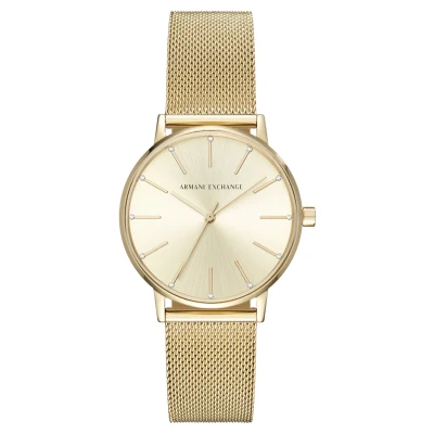 Afbeelding van Emporio Armani dames Horloge AX5536 in de kleur Goud