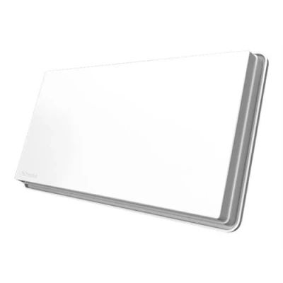 Afbeelding van STRONG Slimsat SA61 schotel met geïntegreerde LNB, 1 uitgang, wandmontage, balkon of mast, satellietantenne ASTRA, hotbird wit