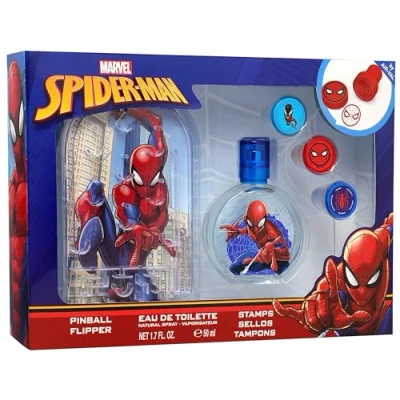 Afbeelding van Spider man set eau de toilette 50ml + pinball timbri