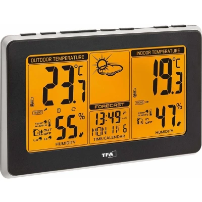 Afbeelding van TFA Dostmann Mondo 35.1151.01 Draadloos weerstation Verwachting voor 1 dag Aantal sensoren max.: 3