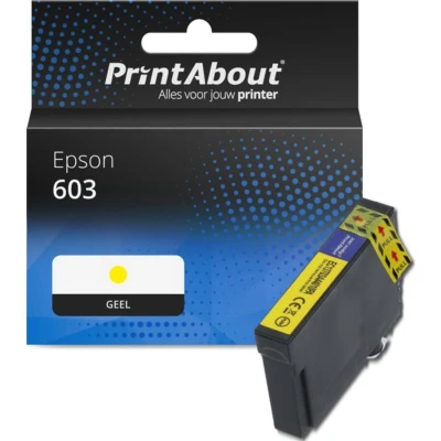 Afbeelding van Huismerk Epson 603 (C13T03U44010) Inktcartridge Geel