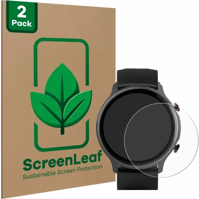 Afbeelding van ScreenLeaf Screenprotector voor Hama Fit Watch 6910 Duurzame schermbescherming Folie Beschermfolie transparant (2 Stuks)