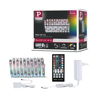 Afbeelding van Paulmann MaxLED Basic 79864 LED strip complete set Met connector (male) 24 V 3 m Warmwit 1 stuk(s)