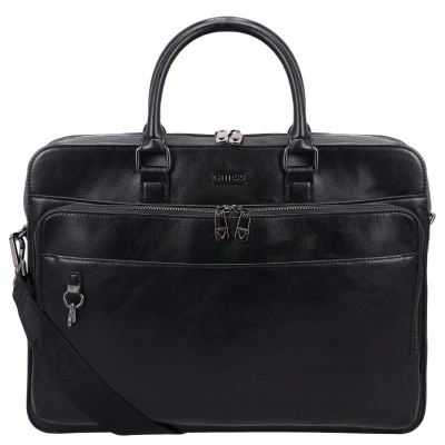 Afbeelding van GUESS Business tas Handtas met laptopvak Boston Laptop Bag Black Zwart