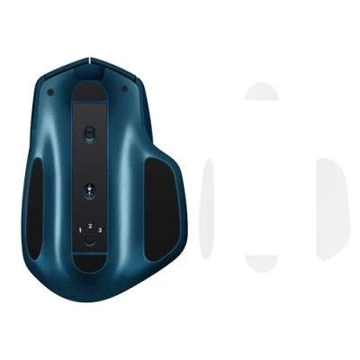 Afbeelding van kwmobile muis voeten sticker geschikt voor Logitech MX Master 2S Computermuis glijder Stickers in wit