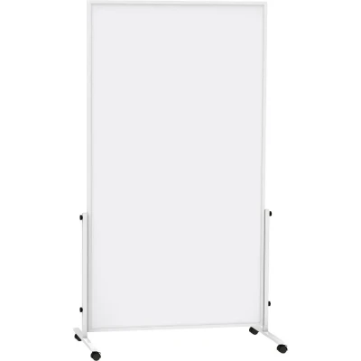 Afbeelding van Maul Whiteboard MAULsolid easy2move (b x h) 100 cm 180 Grijs Kunststof coating Aan beide zijden te gebruiken, Incl. wielen