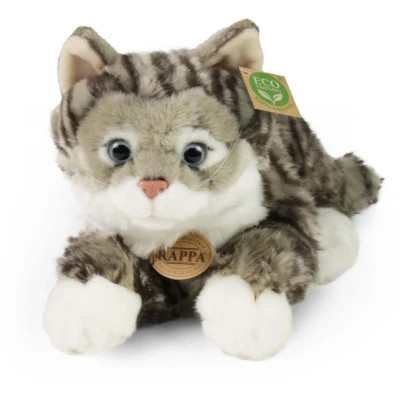 Afbeelding van Rappa knuffelkat grijze tabby 40 cm