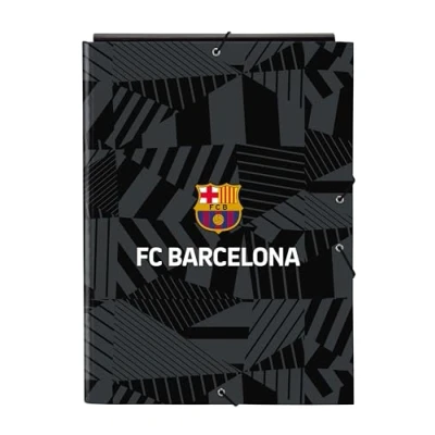 Afbeelding van Ringmap F.C. Barcelona Black Zwart A4 26 x 33.5 2.5 cm