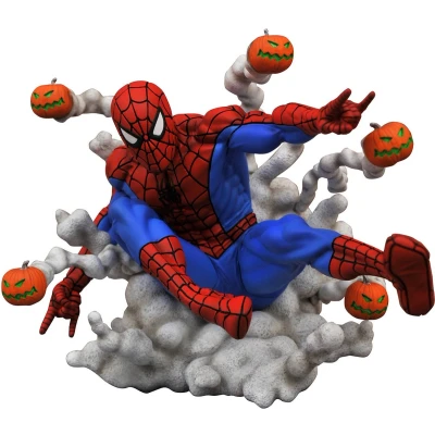 Afbeelding van Marvel Comic Gallery: Spider Man Pumpkin Bombs PVC Diorama