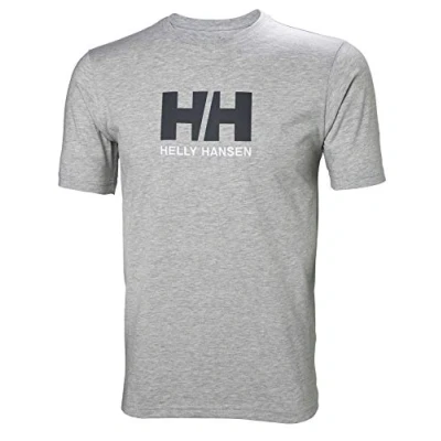 Afbeelding van Helly Hansen HH LOGO Tshirt print, Heren, Maat: Small, Grey melange