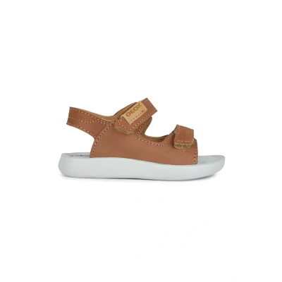 Afbeelding van Geox Lightfloppy Outdoorsandalen voor kinderen, Maat: 27, Tobacco Leer