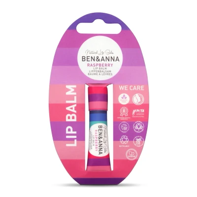 Afbeelding van Ben &amp; Anna Lip Balm Raspberry 6GR