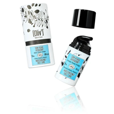 Afbeelding van Oliv&#039; Bio Gezichtscrème Moisturizing Face Care Dames 50 Ml Wit