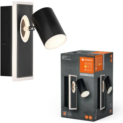 Afbeelding van LEDVANCE Mars LED wandspot, 2 lamps, 1 spot, zwart