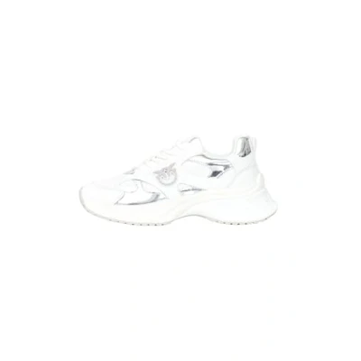 Afbeelding van Pinko Ariel Sneakers laag, Dames, Maat: 40, Mirror white/silver Leer/ synthetisch