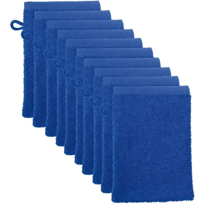 Afbeelding van 10 x The One Towelling washandje 15x21 Royal blue