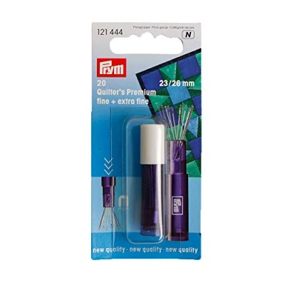 Afbeelding van PRYM QUILTINGNAALDEN ASSORTIMENT 23 26MM ZILVER 1X20ST.