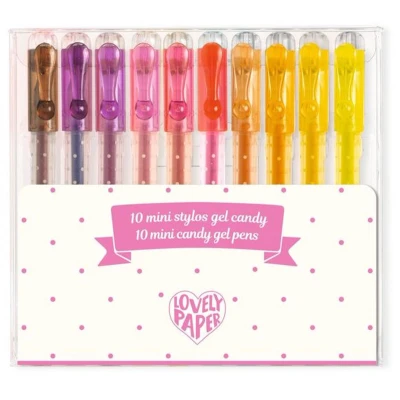Afbeelding van Djeco mini gelpennen candy 10st