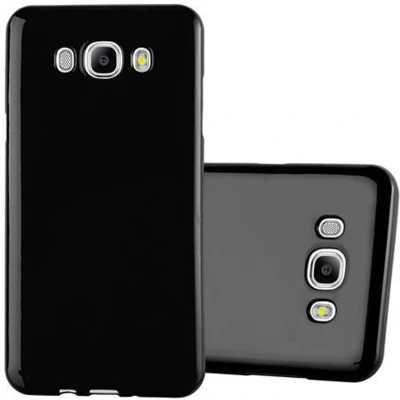 Afbeelding van Cadorabo Hoesje geschikt voor Samsung Galaxy J5 2016 in JELLY ZWART Beschermhoes gemaakt van flexibel TPU silicone Case Cover