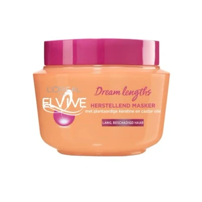 Afbeelding van 3x L&#039;Oréal Elvive Dream Lengths Haarmasker 300 ml