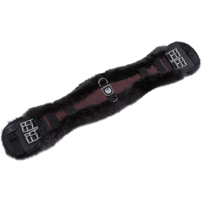 Afbeelding van Werner Christ Dressuursingel Anatomic met Bont Bruin 55cm