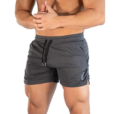 Afbeelding van Superora Ademende sportbroek met zakken voor heren, sportschool, training in de open lucht, Donkergrijs