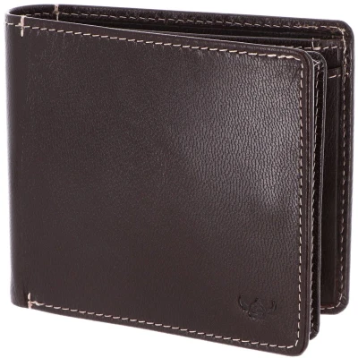 Afbeelding van Golden Head BARI RFID Schutz Portemonnee, Heren, Maat: One Size, Chocolate