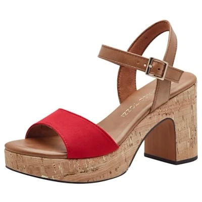 Afbeelding van Marco Tozzi Dames Sandaal 2 28008 42 597 F1/2 Schoenbreedte Maat: 40 EU