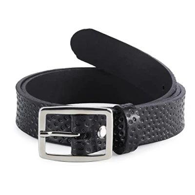 Afbeelding van Ladeheid Dames Kledingriem Riem Broekriem Verstelbaar Leer MS EL D41 Zwart 4 95 cm