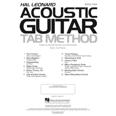 Afbeelding van Hal Leonard Acoustic Guitar Tab Method