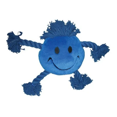 Afbeelding van Happy Pet Faces Pluche Smiley Blauw 29X26X8 CM