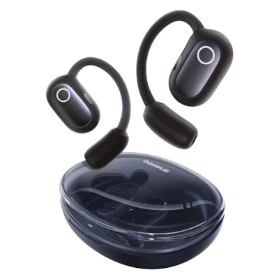 Afbeelding van Baseus Eli Sport 1 Bluetooth hoofdtelefoon, open, akoestisch, gericht, krachtige bas, ultralicht, IPX4, waterdicht, ENC microfoons, draadloze 5.3, voor hardlopen, training,