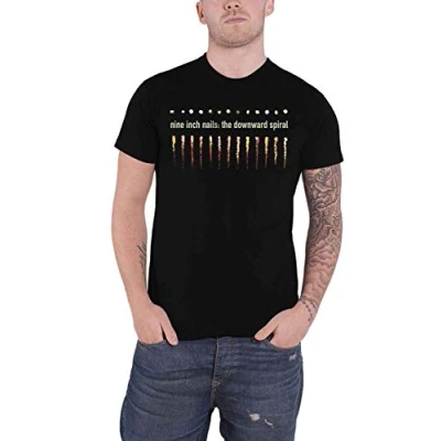Image de T Shirt Downward Spiral Noir
