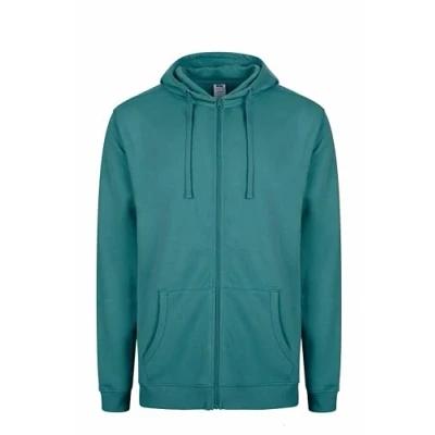 Image de Mukua Sweat à Capuche zippé Mixte, Couleur Bleu vert (Teal), 3XL