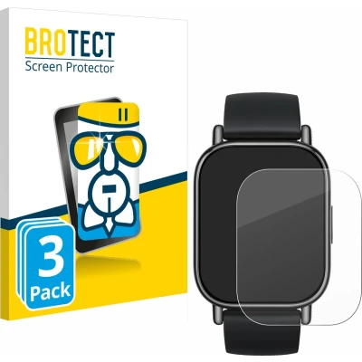 Afbeelding van BROTECT Screenprotector voor Xiaomi Redmi Watch 5 Lite Folie Beschermfolie Beschermglas transparant (3 Stuks)