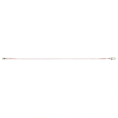 Afbeelding van Albatros Red Hot Staaldraad 3 stuks Onderlijnen 15 kg Roofvis