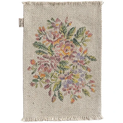 Afbeelding van Maileg Vloerkleed Bloemen Medium