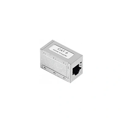 Afbeelding van Exertis Connect Modulaire adapter, Cat.6, RJ45 Bu./Bu. Adapter voor het aansluiten van 2 patchkabels (S/FTP, CAT6), Netwerkkabel