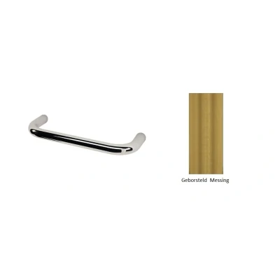 Afbeelding van Waterevolution flow handdoekhouder 17.5 cm Geborsteld Messing A110LE