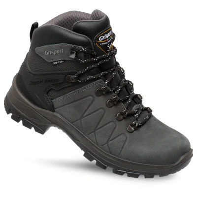 Afbeelding van Grisport Utah Mid wandelschoenen grijs Leer Dames Maat 37